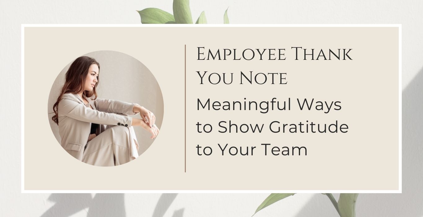 Employee Thank You Note